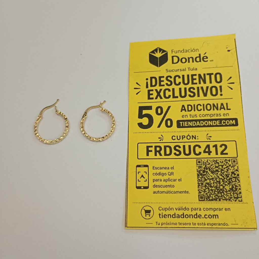 ARRACADAS ORO 14K 1.2 (NUEVO)