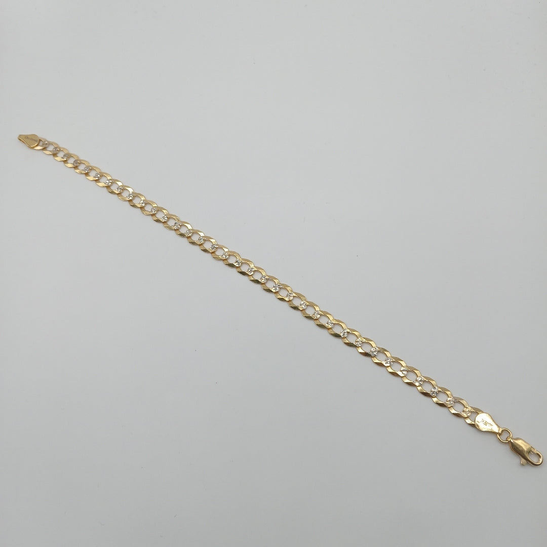 PULSERA BARBADA 14K 21 CM 6.4 GR (NUEVO)