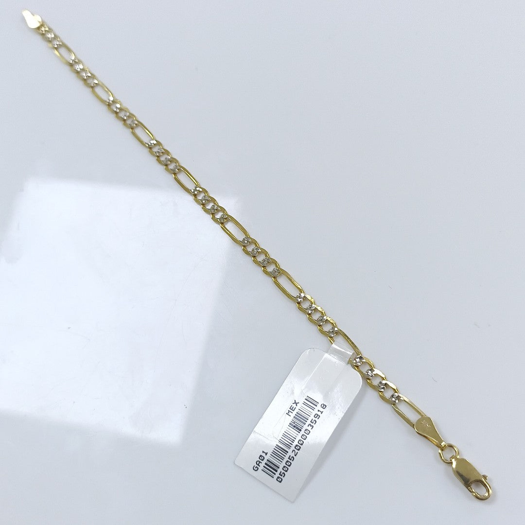 PULSERA 3X1 14K 18 CM 3.9 GR (NUEVO)