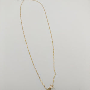 CADENAS TEJIDO 3X1 ORO 14K 55 CM 2.6 GR (NUEVO)
