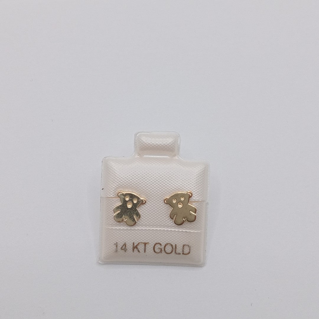 BROQUELES ORO 14K 1 (NUEVO)