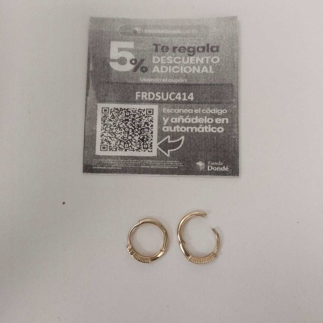 HUGGIES ORO 14K 1.3 (NUEVO)