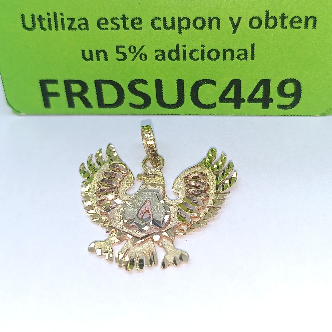 DIJE ORO,ORO COMBINADO 14 K 3,40 GRMS (SEMINUEVO)
