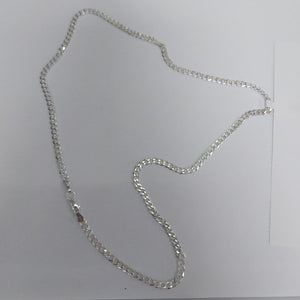 CADENA TEJIDO BARBADO PLATA .925 60 CM 14 GR (NUEVO)