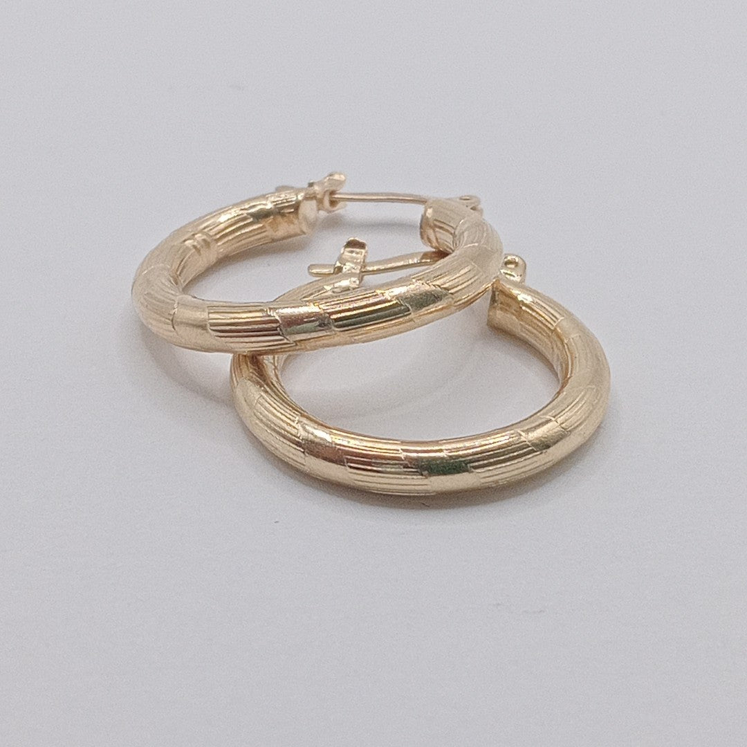 ARETES ARRACADAS 14K 2.7 GR (NUEVO)