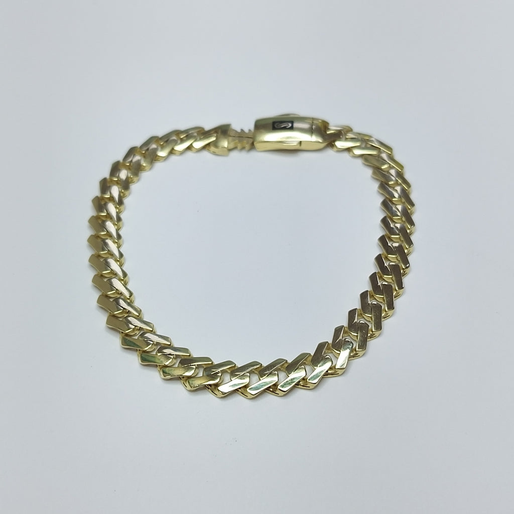 PULSERA MONACO ORO 10K 6.7 (NUEVO)