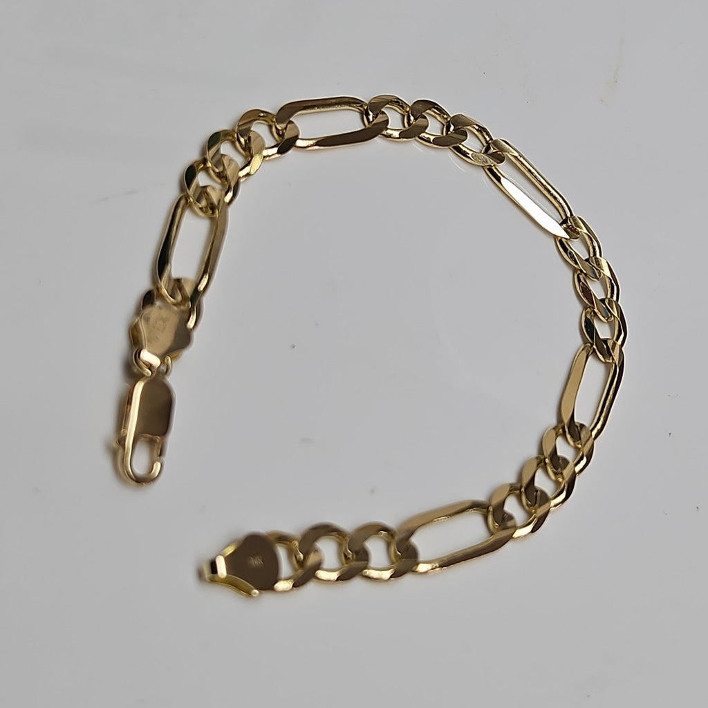 PULSERA 3X1 14K 21 CM 14.6 GR (NUEVO)