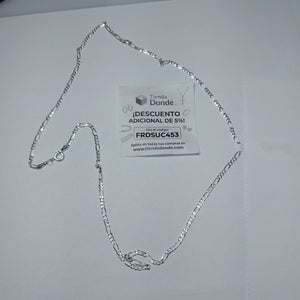 CADENA TEJIDO 3X1 PLATA .925 55 CM 4.1 GR (NUEVO)