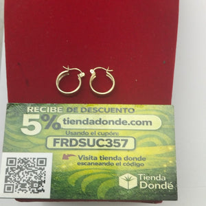 ARRACADAS PAR ORO 10 K 1,80 GRMS (SEMINUEVO)
