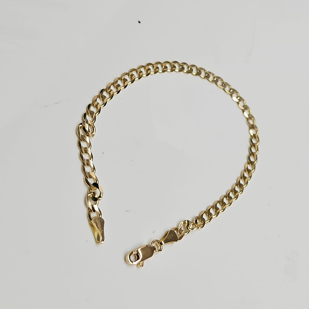 PULSERA BARBADA 14K 21 CM 5 GR (NUEVO)