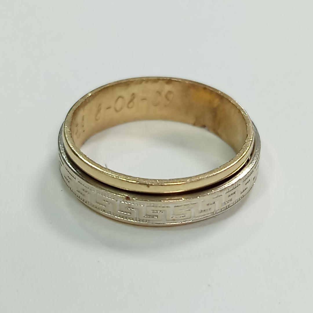 ARGOLLA ORO COMBINADO 10 K 5.7 GRMS (SEMINUEVO)