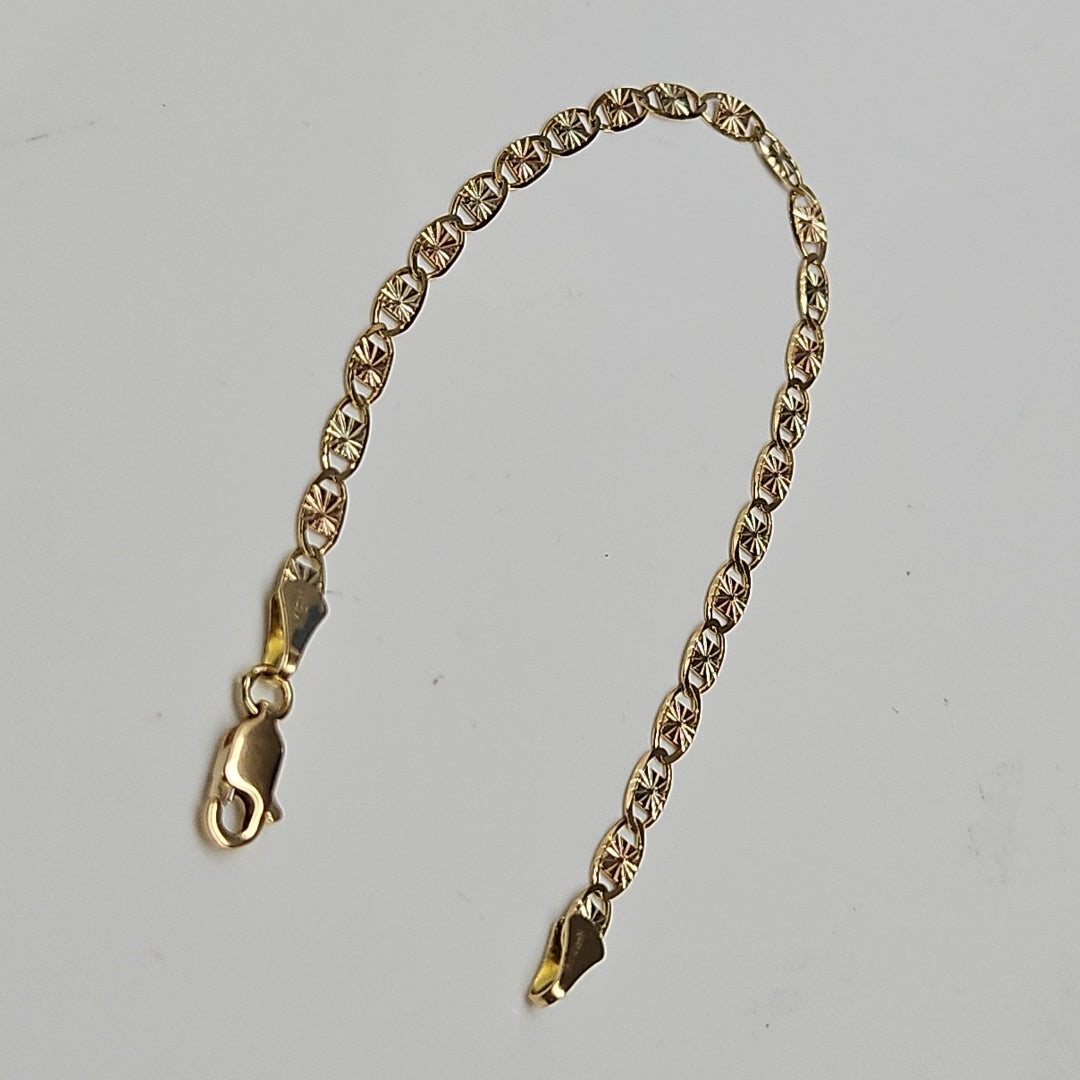 PULSERA GUCHI 14K 18 CM 3.1 GR (NUEVO)