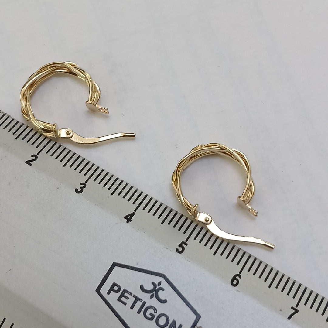 ARRACADAS ORO 14K 1.4 (NUEVO)