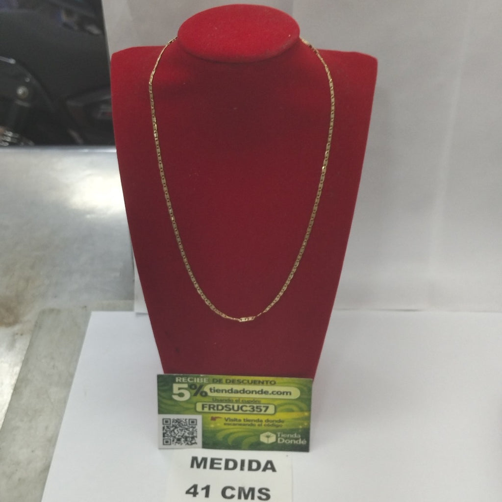 CADENA ORO,ORO COMBINADO 10 K 2,20 GRMS (SEMINUEVO)