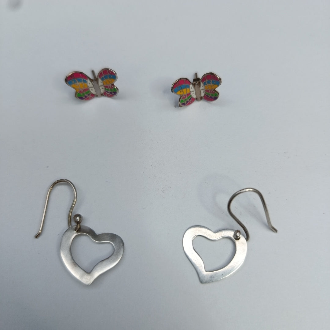 ARETES PAR PLATA 3,00 GRMS (SEMINUEVO)