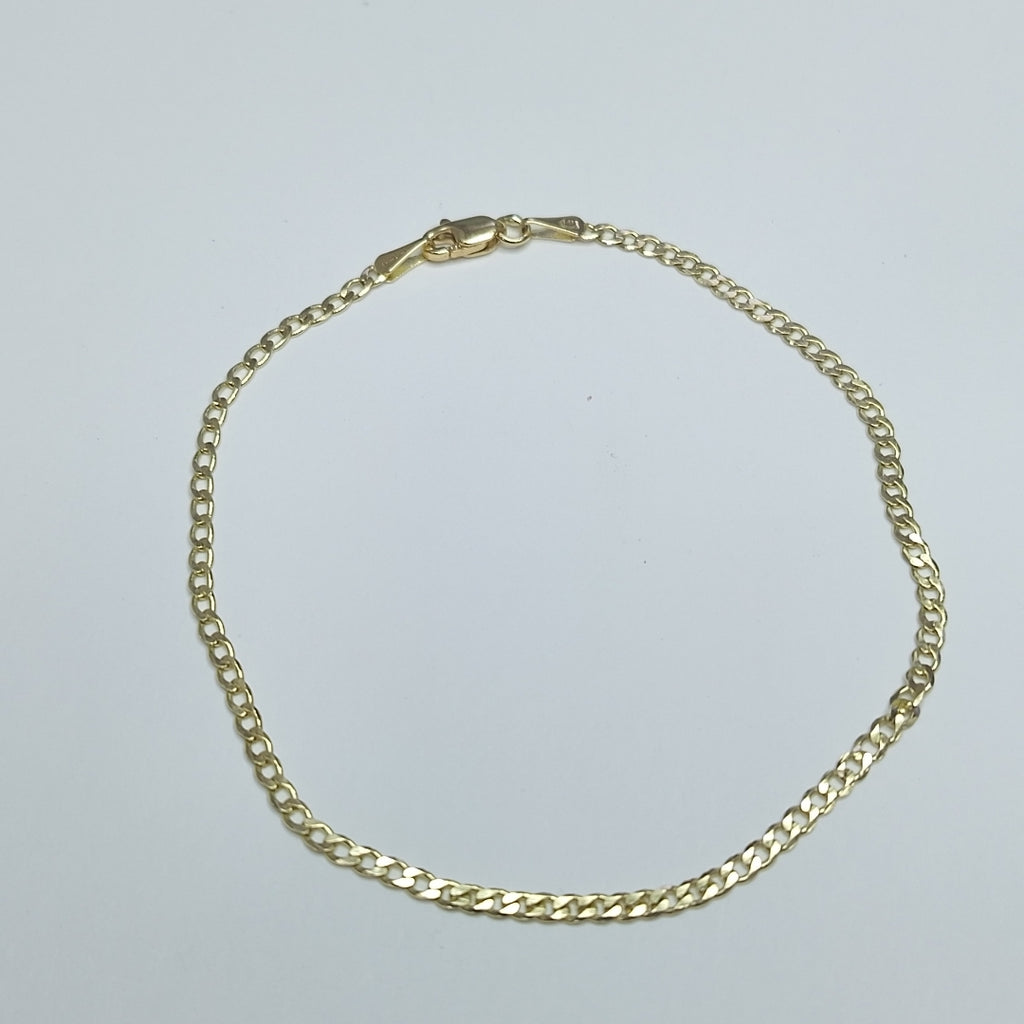 PULSERA BARBADA 14K 21 CM 2.3 GR (NUEVO)