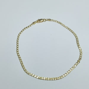PULSERA BARBADA 14K 21 CM 2.3 GR (NUEVO)