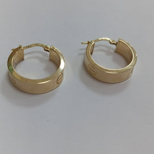 ARRACADAS PAR ORO 14 K 2.9 GRMS (SEMINUEVO)