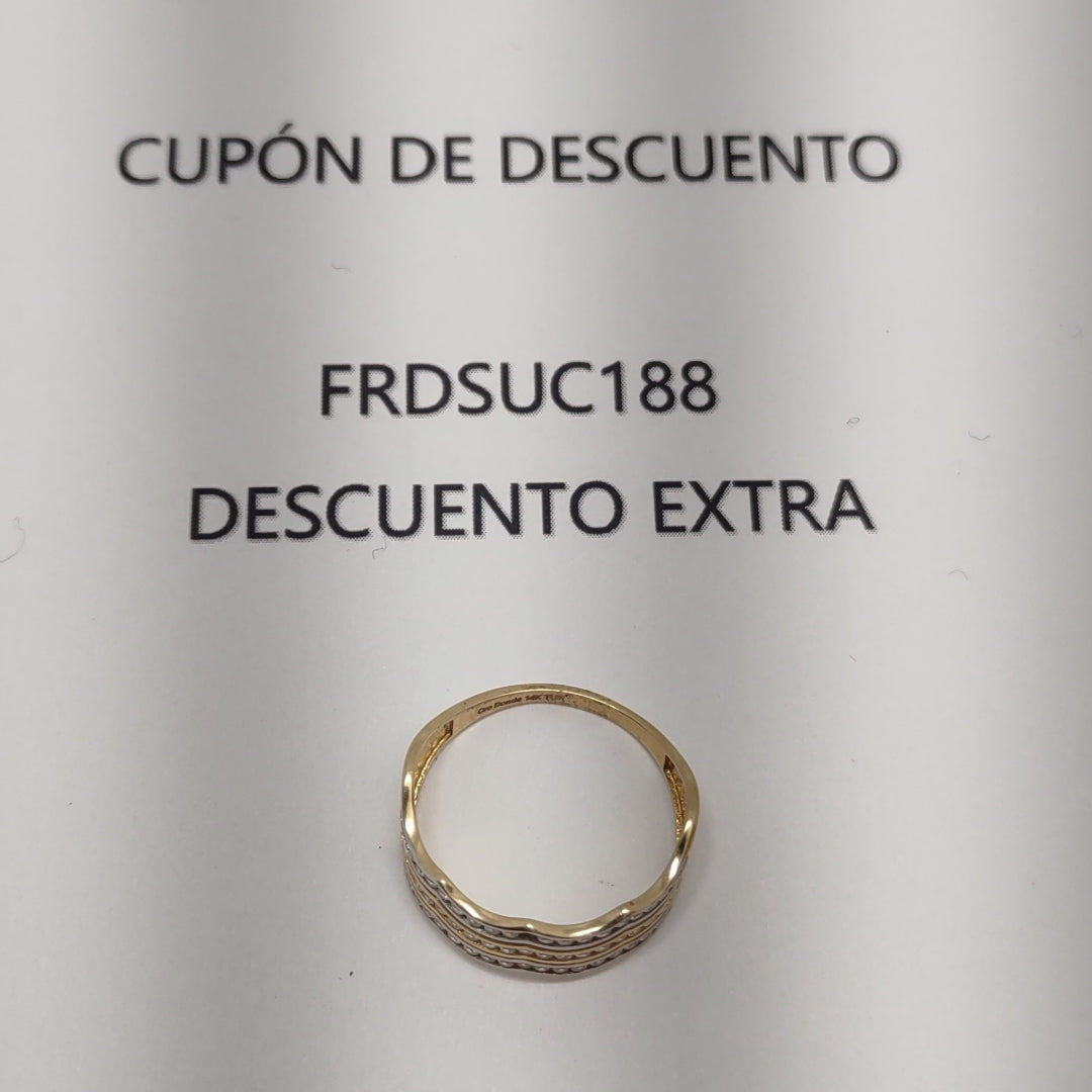 ANILLOS DAMA ORO 14K 2.7 (NUEVO)