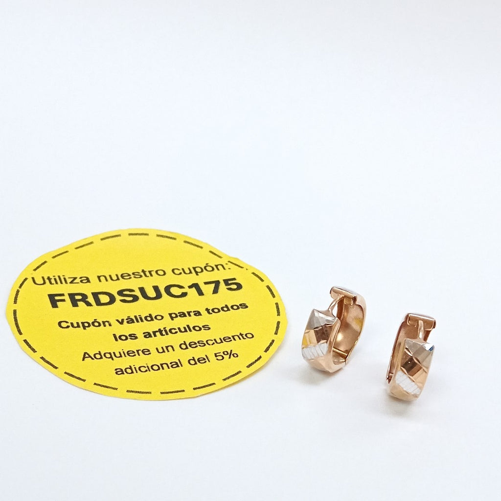 ARRACADAS PAR ORO 14 K 1.9 GRMS (SEMINUEVO)