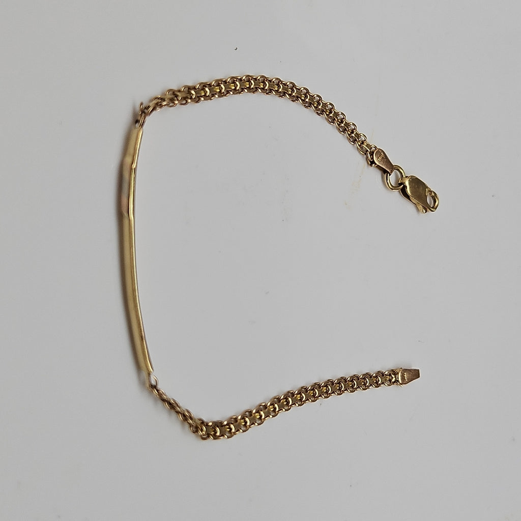 ESCLAVA ORO COMBINADO 14 K 4,50 GRMS (SEMINUEVO)