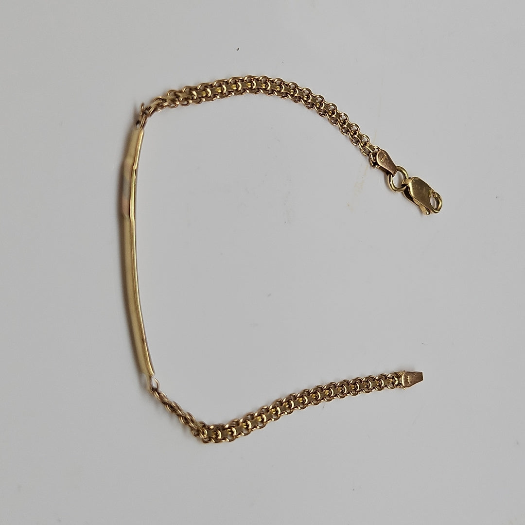 ESCLAVA ORO COMBINADO 14 K 4,50 GRMS (SEMINUEVO)