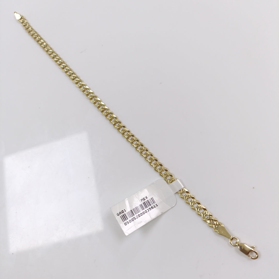 PULSERA BARBADA 14K 21 CM 7.5 GR (NUEVO)