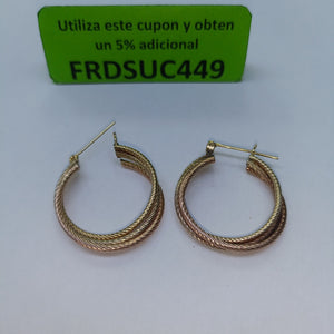 ARRACADAS PAR ORO 10 K 3,70 GRMS (SEMINUEVO)