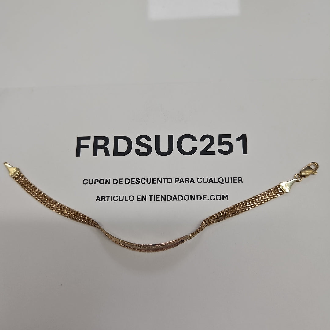 ESCLAVA ORO 10 K 9.5 GRMS (SEMINUEVO)