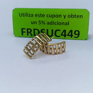 ARRACADAS PAR ORO 10 K 3,00 GRMS (SEMINUEVO)