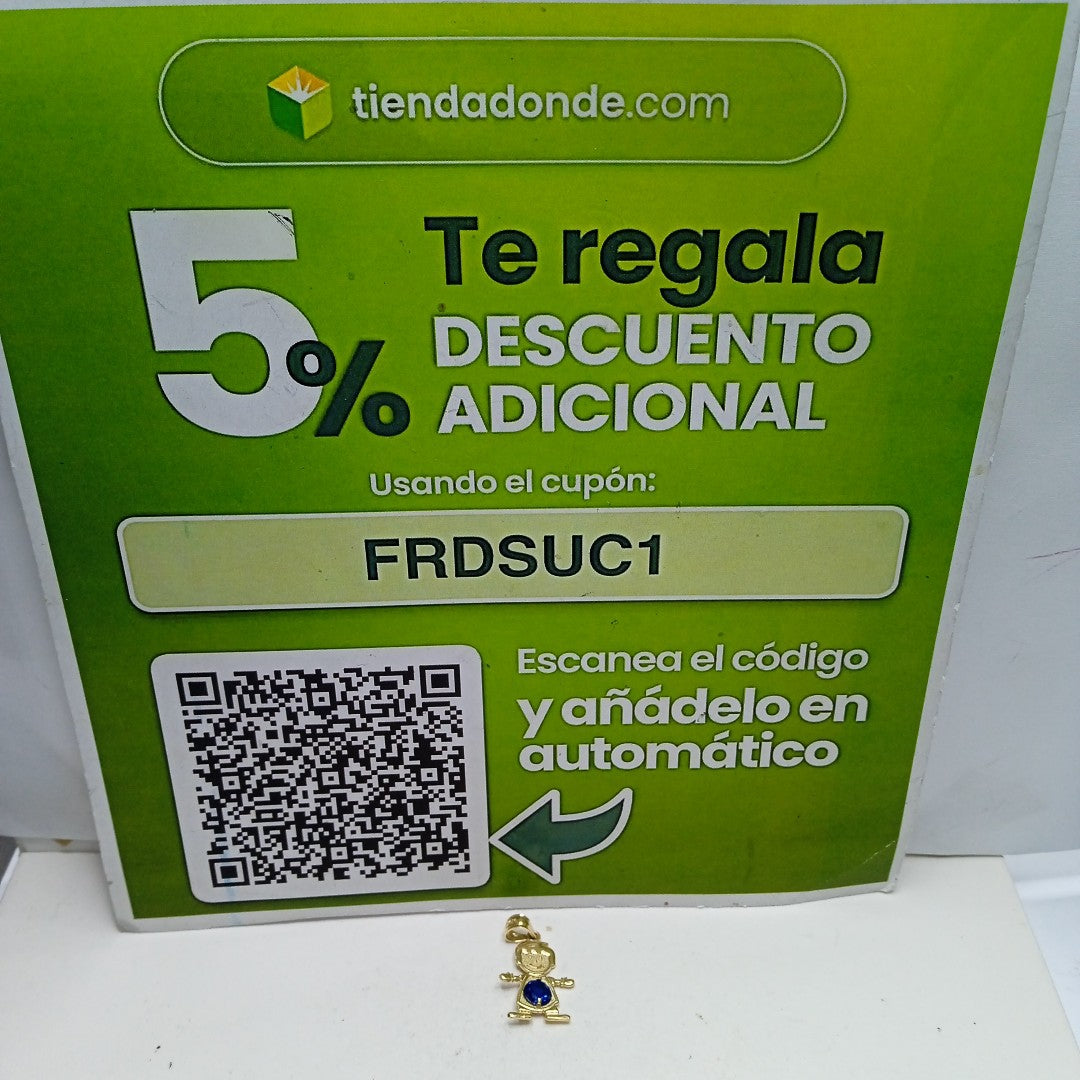 DIJE ORO 14 K 0,80 GRMS (SEMINUEVO)