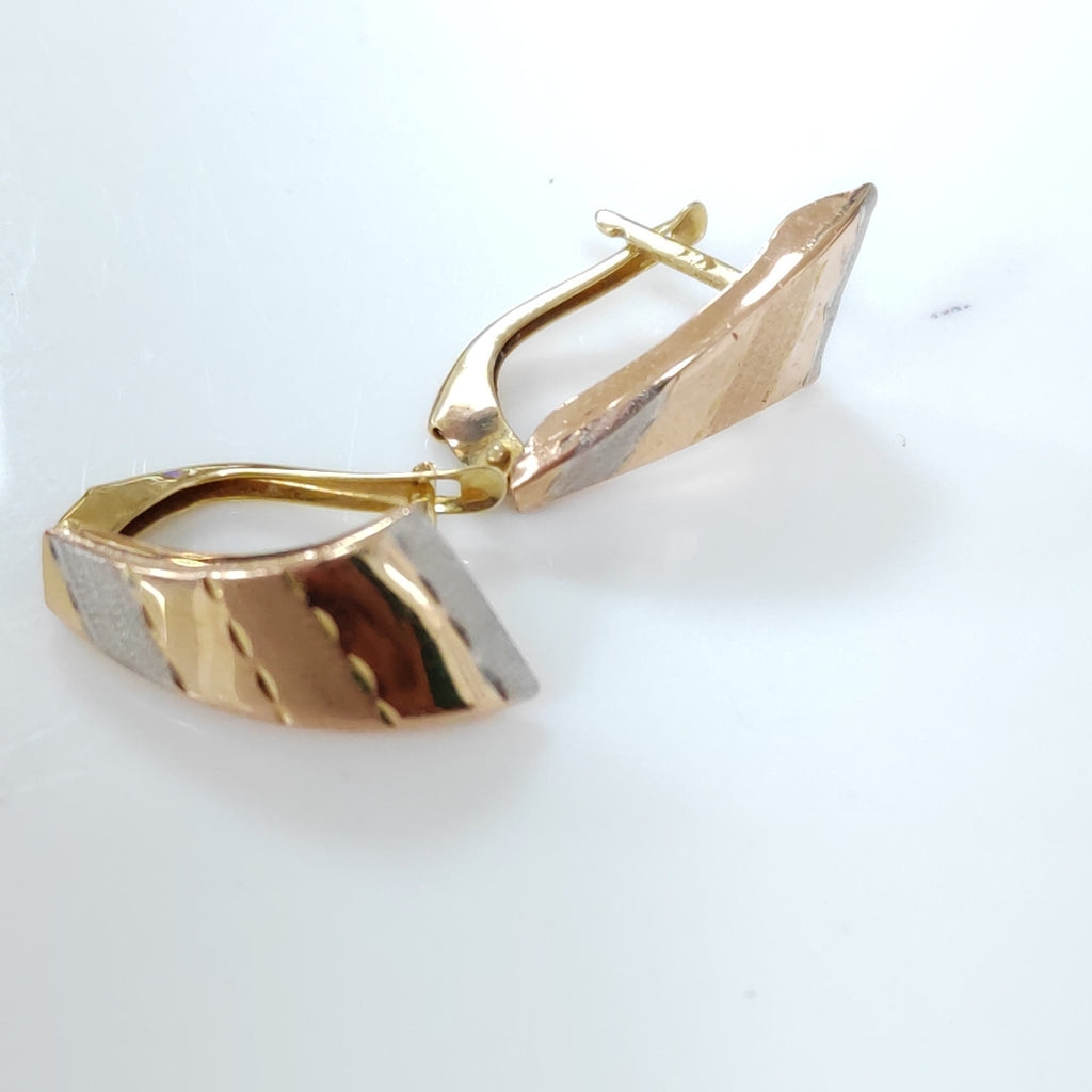 ARETES PAR ORO 14 K 2,10 GRMS (SEMINUEVO)