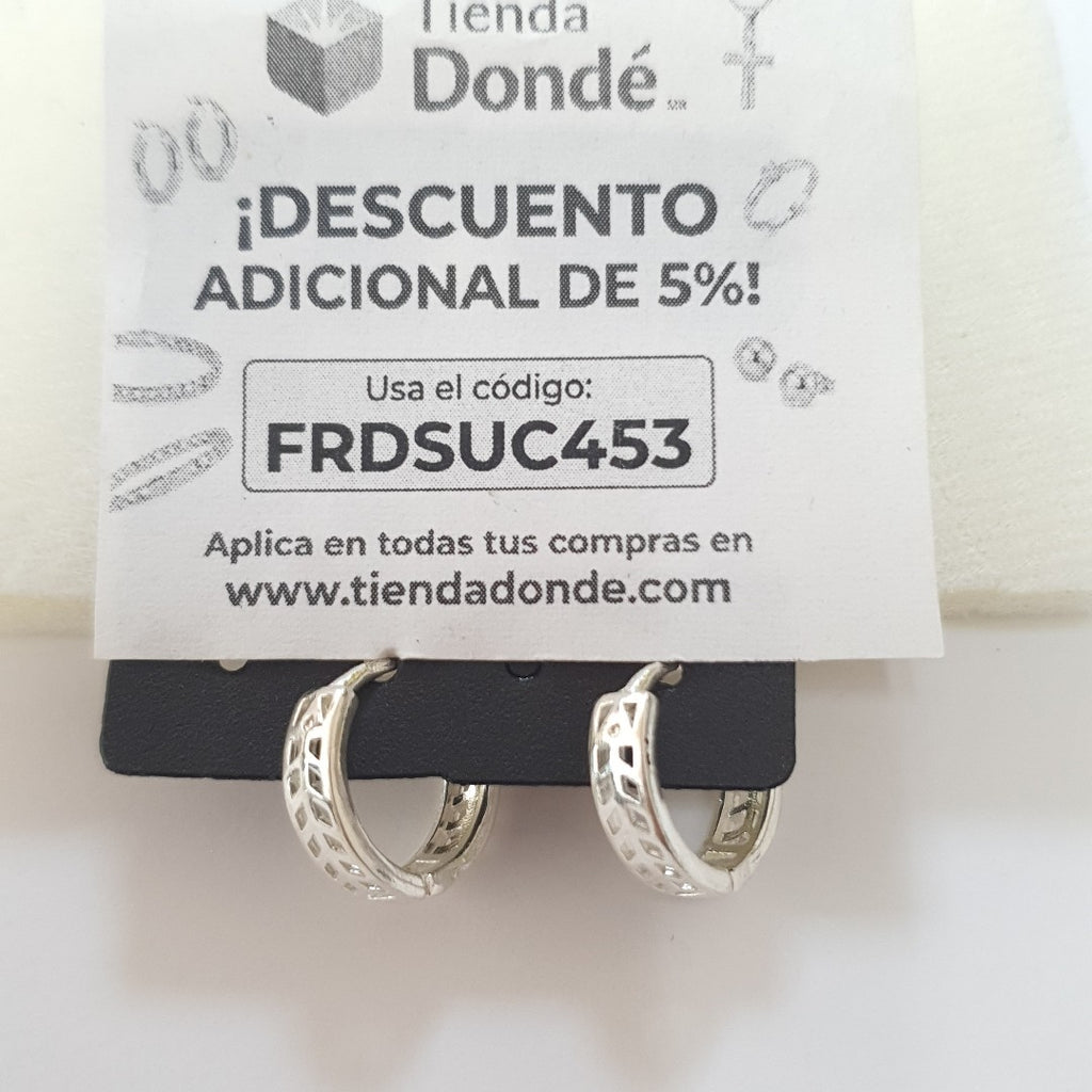 ARRACADAS PLATA .925 2.5 GR (NUEVO)