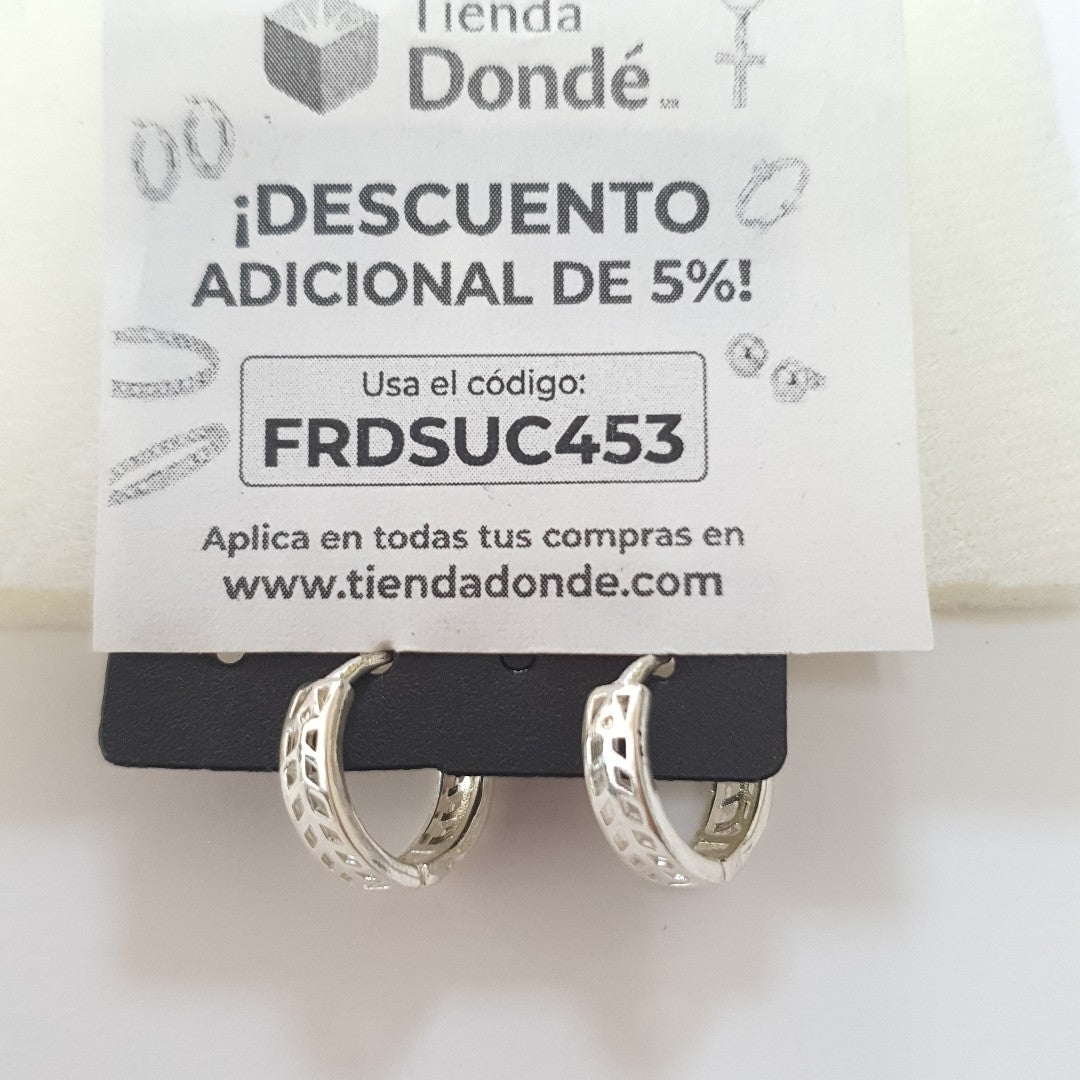 ARRACADAS PLATA .925 2.5 GR (NUEVO)