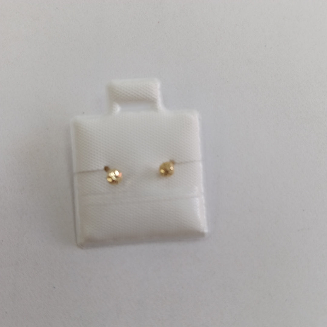BROQUELES BROQUEL FIG HONGO 14K 0.17 GR (NUEVO)