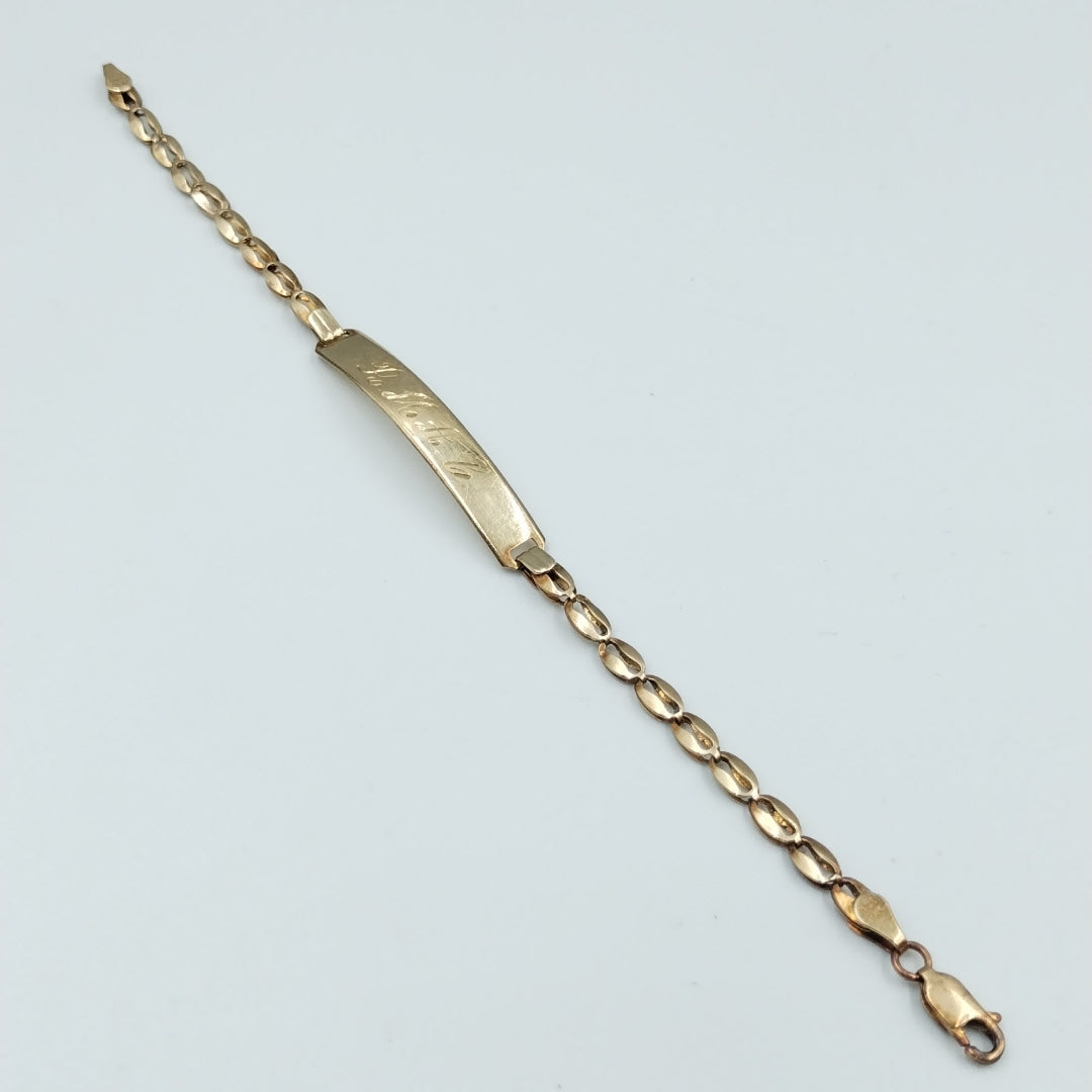 ESCLAVA ORO 14 K 4.1 GRMS (SEMINUEVO)