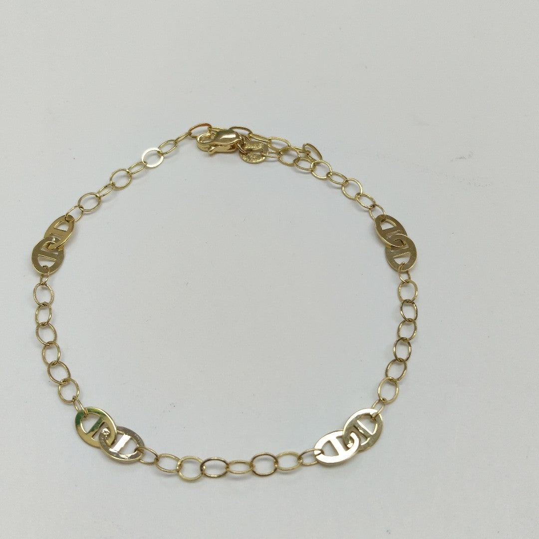 PULSERA ESPECIAL 14K 21 CM 1.9 GR (NUEVO)
