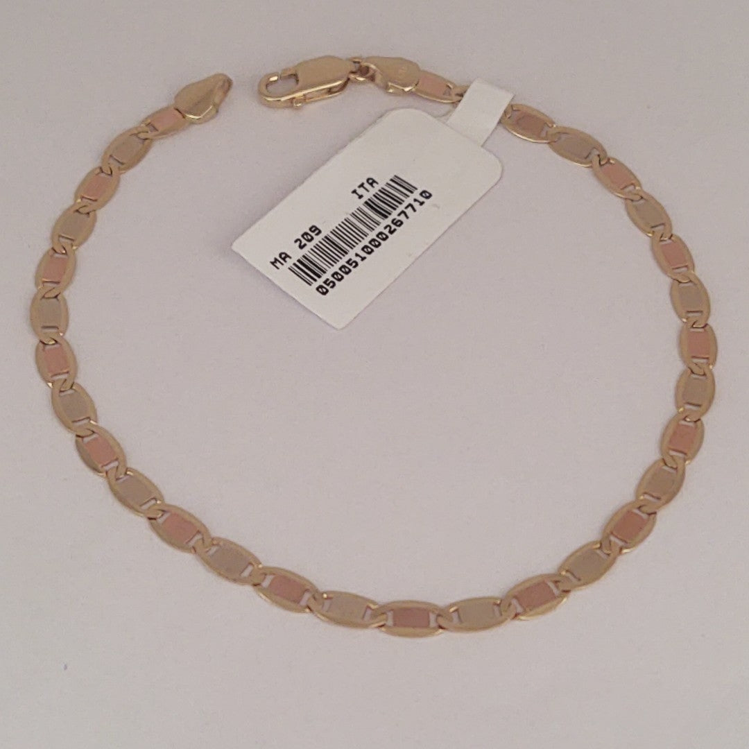 PULSERAS CABALLERO ORO 14K 4.4 (NUEVO)