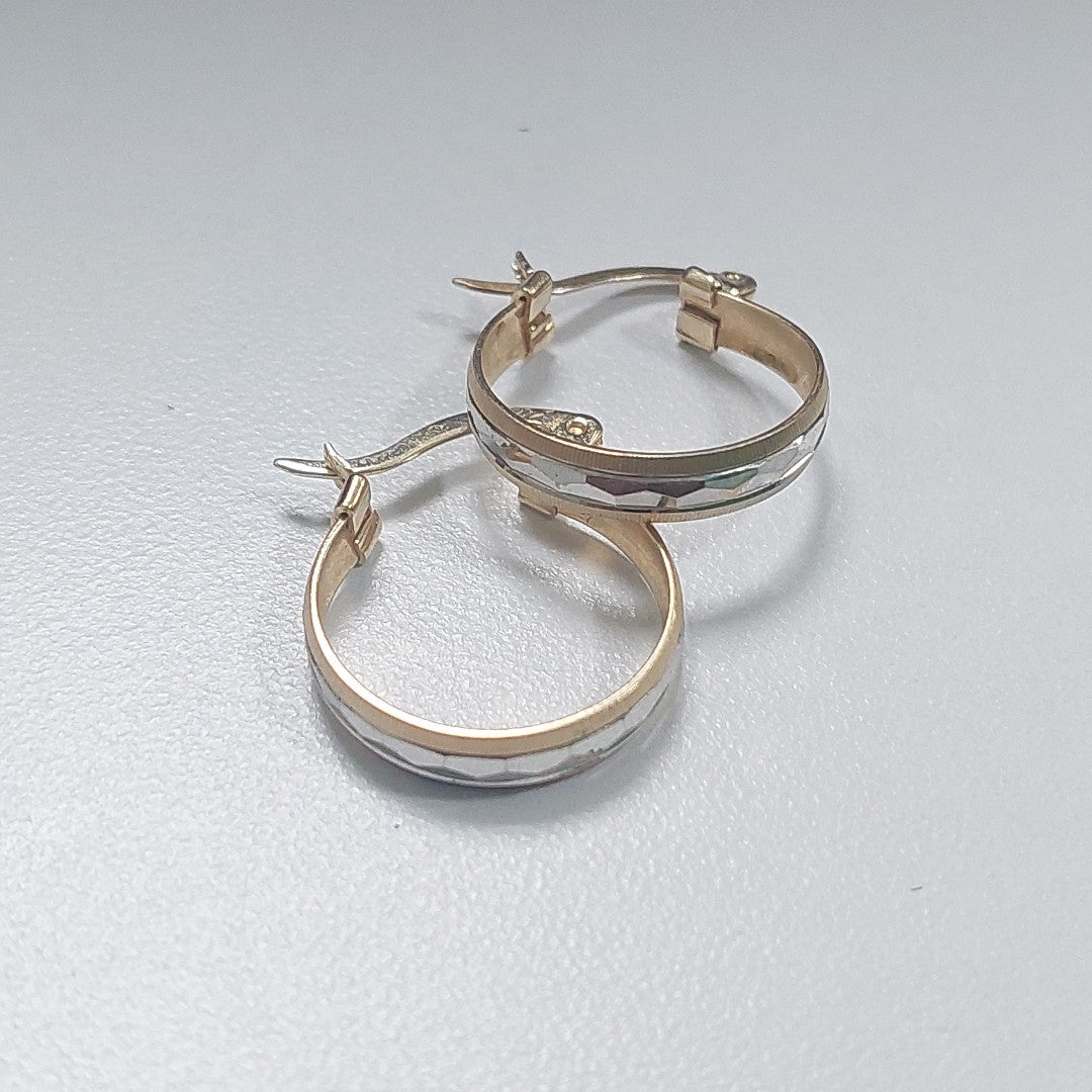 ARRACADAS PAR ORO 14 K 2,20 GRMS (SEMINUEVO)