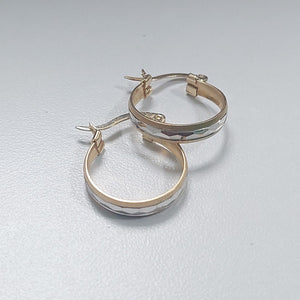 ARRACADAS PAR ORO 14 K 2,20 GRMS (SEMINUEVO)