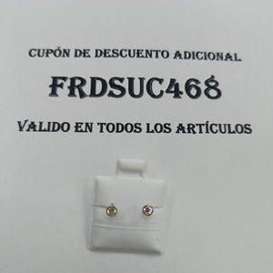 BROQUELES BROQUEL C CIRCONIA 14K 0.1501 GR (NUEVO)