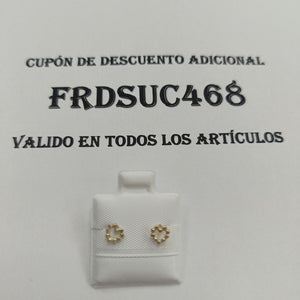 BROQUELES BROQUEL FIG CORAZON 14K 0.23 GR (NUEVO)