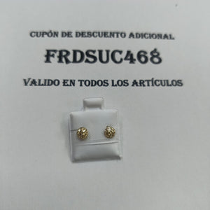 BROQUELES BROQUEL FIG LUNETA 14K 0.2268 GR (NUEVO)