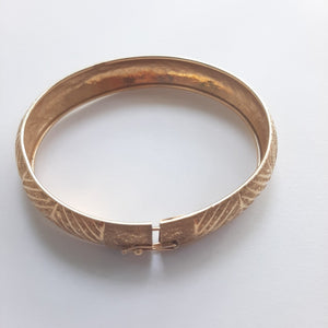 PULSERA RIGIDA ORO 14 K 8.9 GRMS (SEMINUEVO)