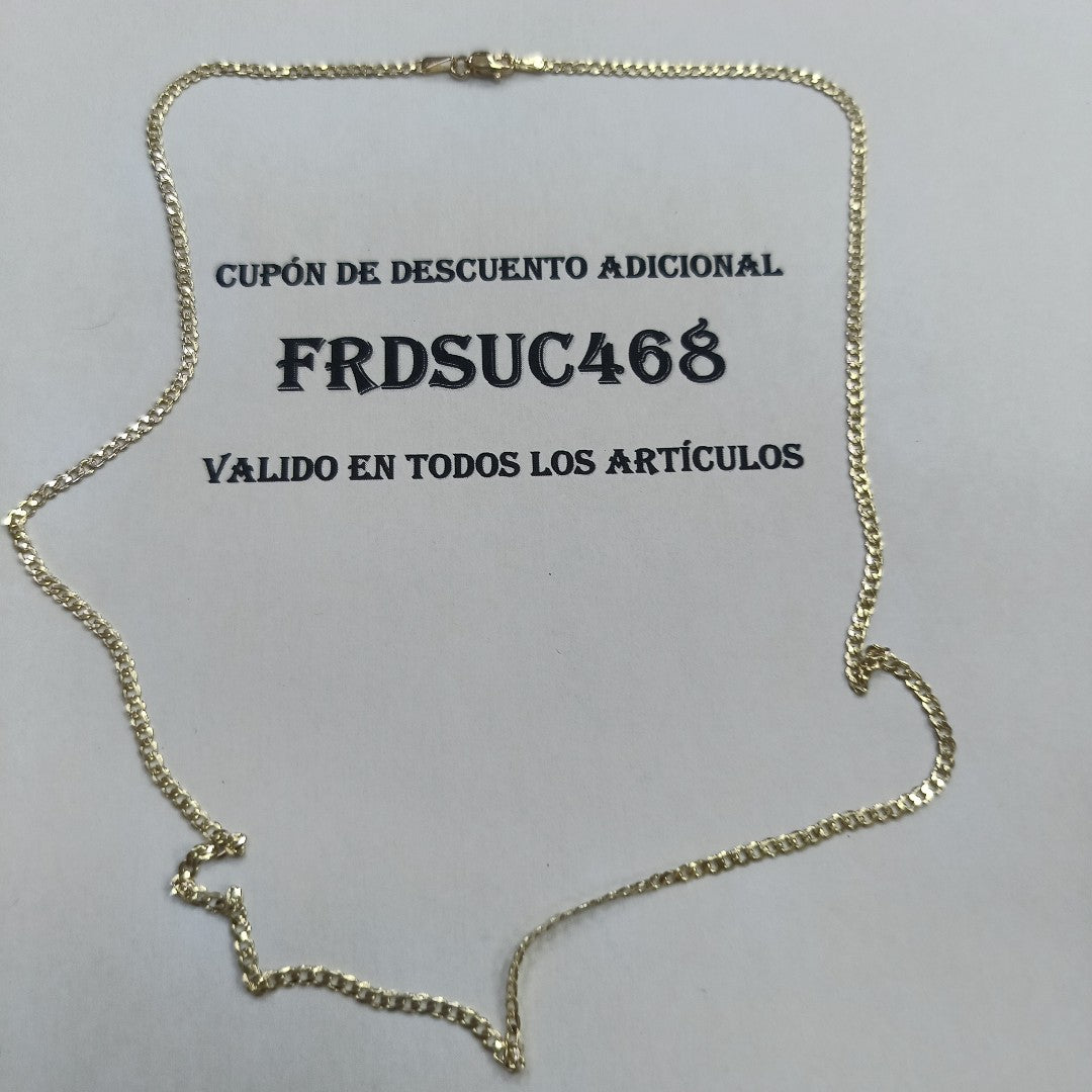 CADENA BARBADA 14K 55 CM 5.2 GR (NUEVO)