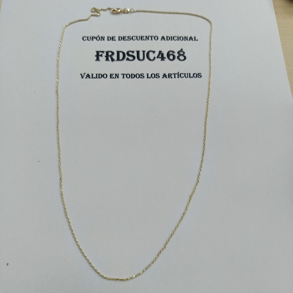 CADENA TORZAL 14K 55 CM 2.9 GR (NUEVO)