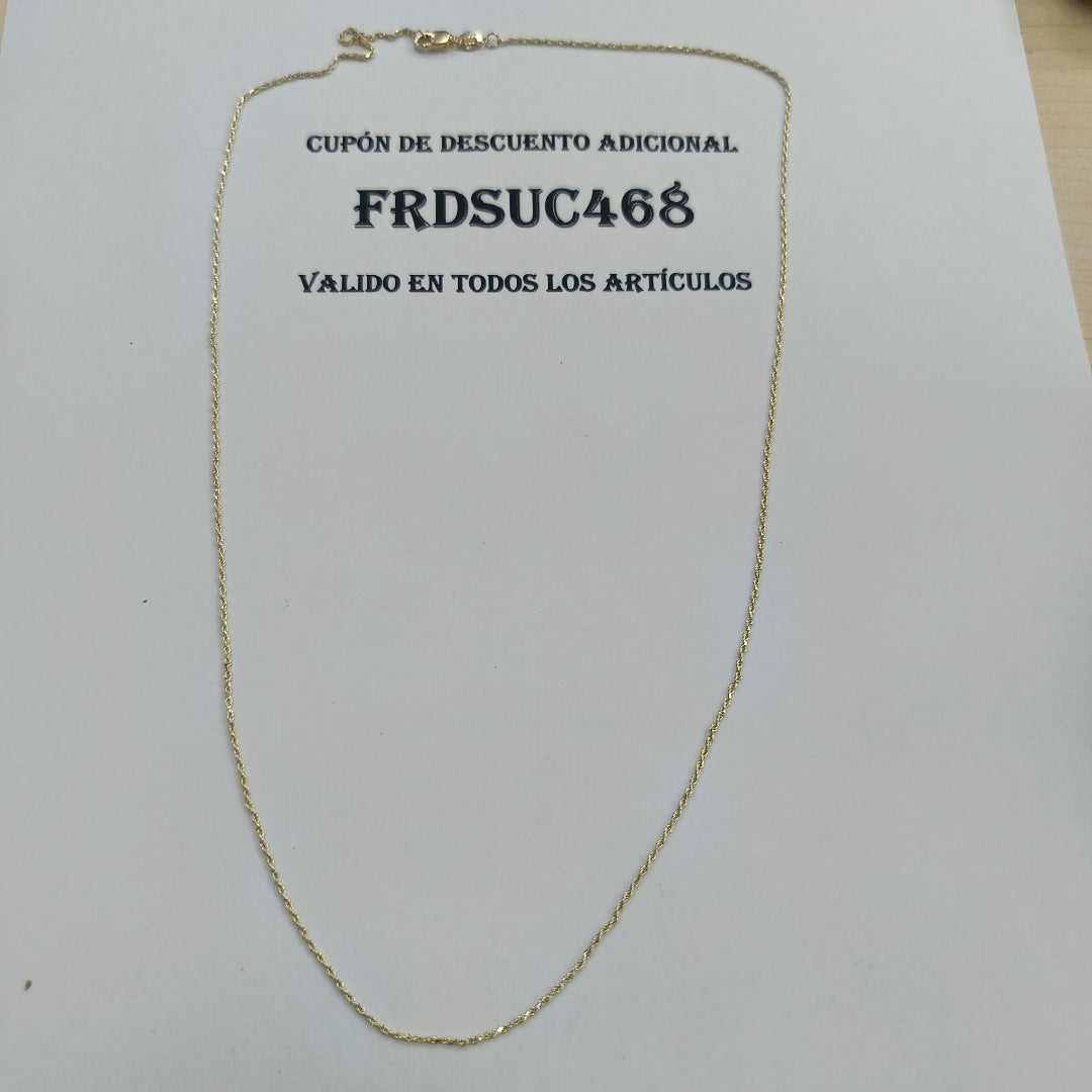 CADENA TORZAL 14K 55 CM 2.9 GR (NUEVO)