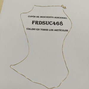 CADENA VENECIANO 14K 55 CM 1.7 GR (NUEVO)