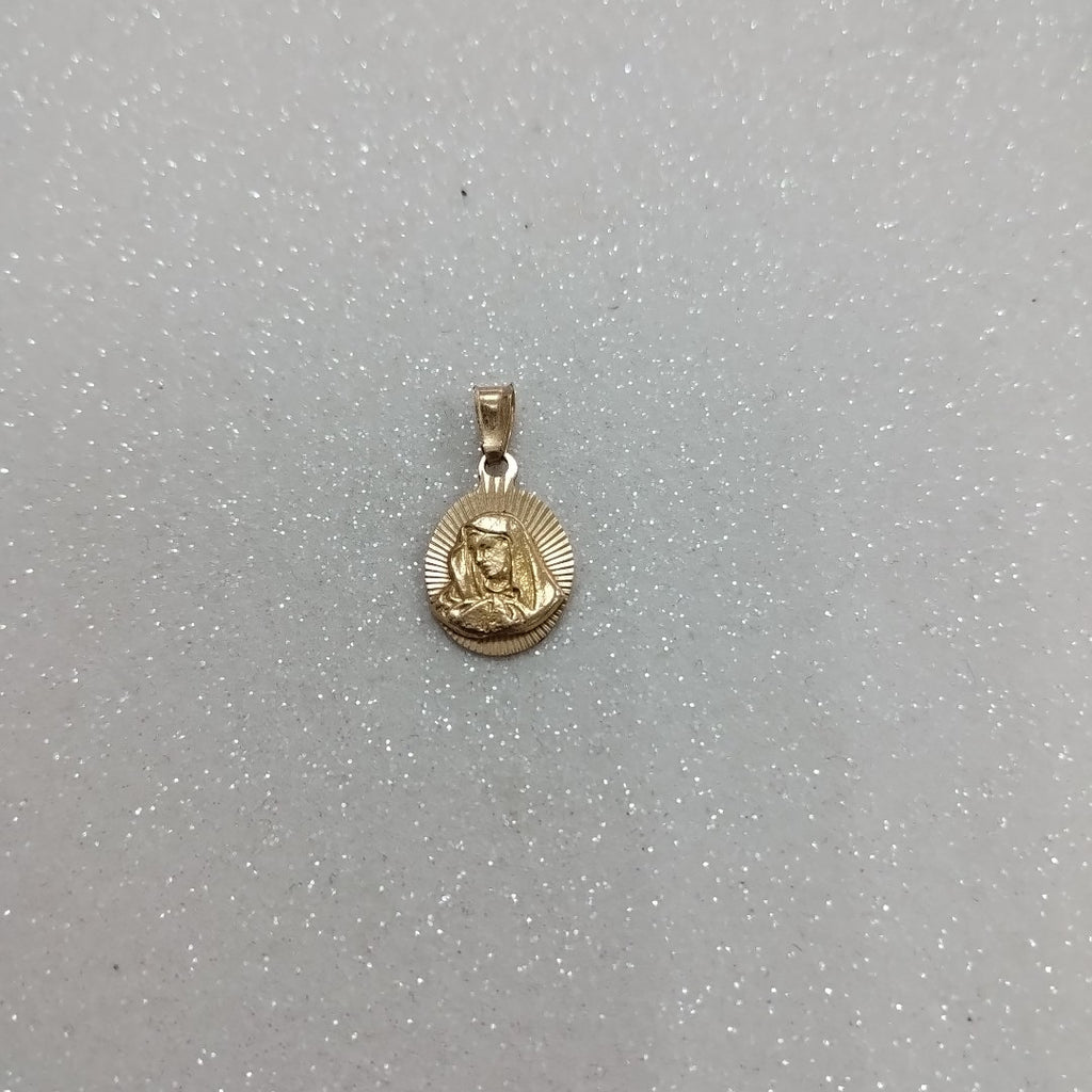 MEDALLA RELIGIOSA ORO 10 K 1,40 GRMS (SEMINUEVO)