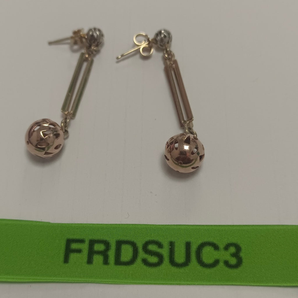 ARETES PAR ORO 14 K 3.7 GRMS (SEMINUEVO)